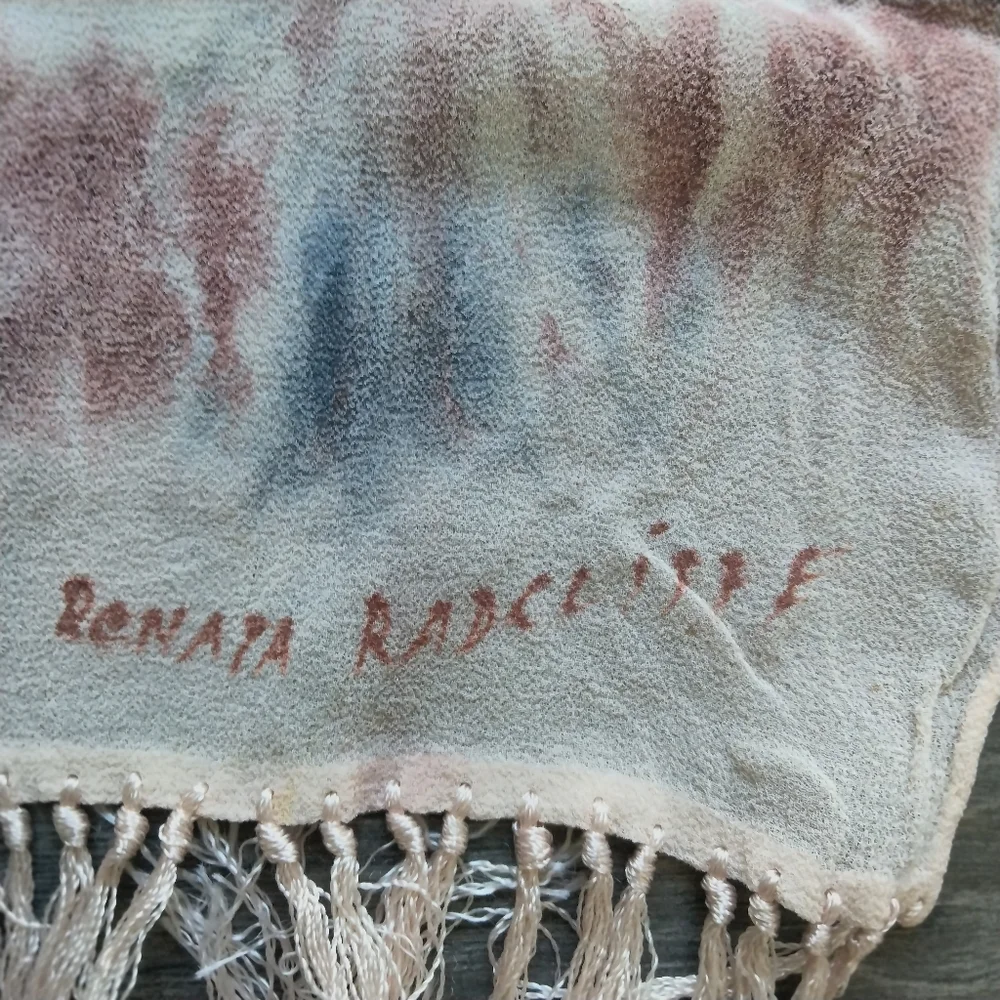 Renata 100% Silk Tie Dye Oblong Scarf 8